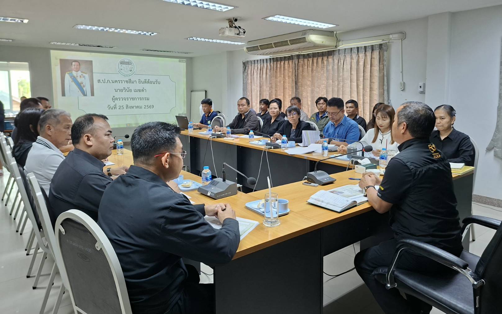 title - ผู้ตรวจราชการ ส.ป.ก. ประชุมตรวจติดตามความก้าวหน้าผลการดำเนินงานตามแผนการตรวจราชการของ สำนักงานการปฏิรูปที่ดินเพื่อเกษตรกรรม ประจำปีงบประมาณ พ.ศ. 2569 รอบที่ 2  เขตตรวจราชการที่ 13จังหวัดนครราชสีมา